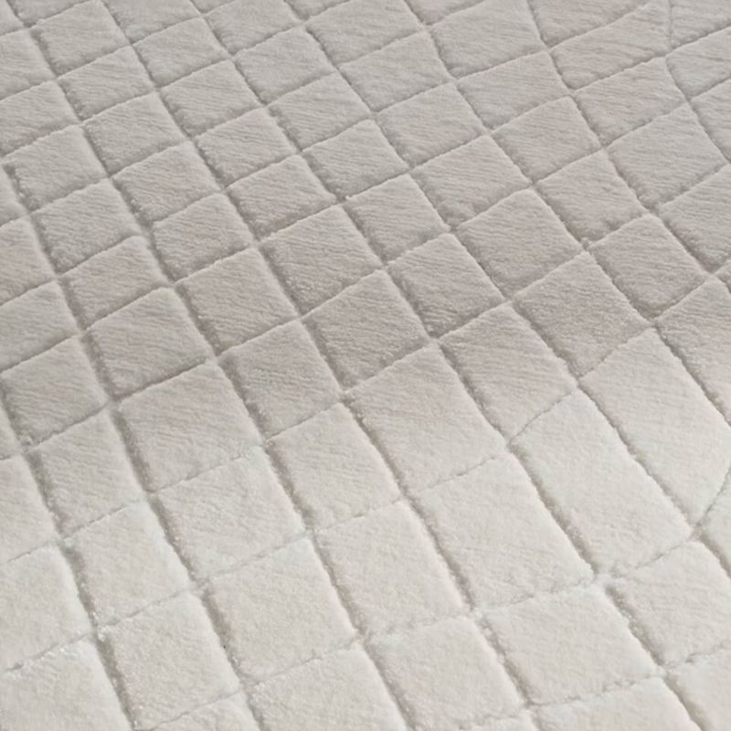 Play Kole Warm White Abstract Nylon Performance Rug Swatch 12"x12" - video 1 of 2